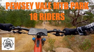 Group Ride Pewsey Vale MTB Park with 18 riders [upl. by Oilla]