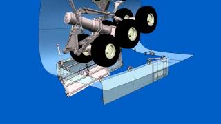 A380 Door and Landing Gear Animation [upl. by Sylvester676]