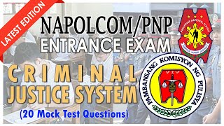 CRIMINAL JUSTICE SYSTEM REVIEWER amp MOCK TEST 1  NAPOLCOMPNP ENTRANCE EXAMINATION [upl. by Acenes]