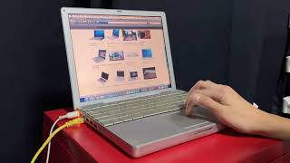 PowerBook G4 internet test [upl. by Ial47]