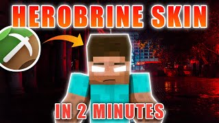 How To Get Herobrine Skin in Minecraft  Get All Free Skins in Minecraft  Download Any Skin [upl. by Niccolo]