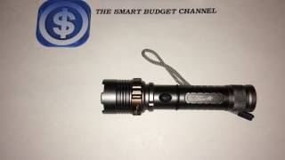 Ultrafire XMLT6 Tactical Flashlight Review Ebay Item part 1 [upl. by Breeze]