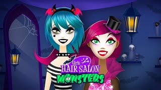 Girls Hair Salon Monsters ✂✂ Halloween 2020 [upl. by Arahas]