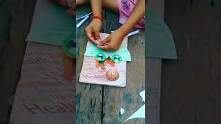 Crafter pari paper activity frog very cute 🥰🥰🥰🥰 [upl. by Macfadyn]