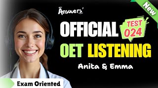 OET LISTENING TEST 25092024 oet oetexam oetnursing oetlisteningtest [upl. by Nitas]