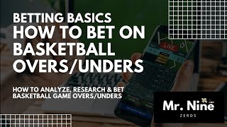 Basketball Betting Strategy How to Research Analyze and Bet on Basketball Overs [upl. by Ameh694]