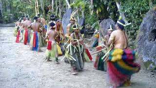 Traditional Dance at Kaday Village Yap Island [upl. by Kirad9]