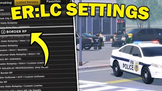 All the ERLC settings for Private Servers  Liberty County Roblox [upl. by Idarb437]