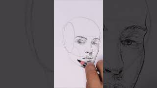 X  leather StudioLoomis Method Detailed Tutorial on Girls Face Sketching [upl. by Vidovic]