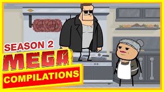 Season 2 Mega Compilation  Cyanide and Happiness [upl. by Babby176]