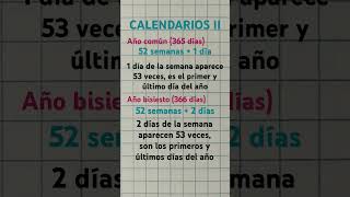 CALENDARIOS razonamientomatematico añocomún añobisiesto rm calendarios dias calendariosrm [upl. by Chloris]