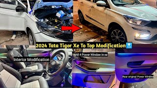 ✅ 2024 Tata Tigor Base To Top Modification✅ Tigor Xe Modified✅ Tigor Xe to Xz Modification✅ Tigor xe [upl. by Whitebook29]