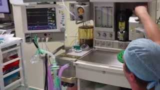 Anaesthetic Machine check Circle system [upl. by Ecyarg]