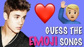 EMOJI CHALLENGE ★ Guess the Justin Bieber Songs Pt 2 [upl. by Ohnuj]