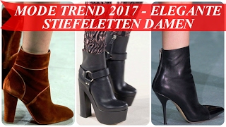 Mode trend 2017 elegante stiefeletten damen [upl. by Anomar235]