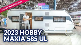 NEU 2023 Hobby Maxia 585 UL  Caravan Salon Düsseldorf 2022 × Camperland Bong [upl. by Yokoyama]