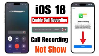 how to enable call recording in ios 18  ios 18 call recording not showing  ios 18 call recording [upl. by Laurena460]