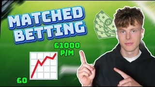 Matched Betting  Beginner guide 0£1000 per month [upl. by Noland677]