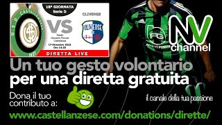 LIVE  Castellanzese  Clivense  18ª Giornata  Stagione 20232024 [upl. by Aikahs]