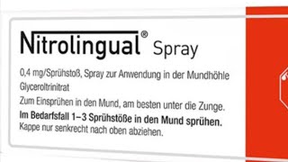 Nitrolingual Akut Spray Apotheker Beratung [upl. by Ledua]