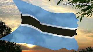 Flag and anthem of Botswana [upl. by Neelon718]