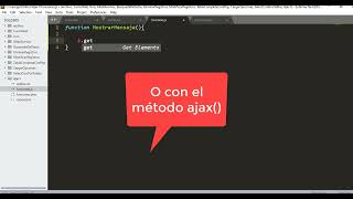 Mostrar Información en página web sin recargar la página ni redireccionar Tecnología AJAX [upl. by Ahsiekin]