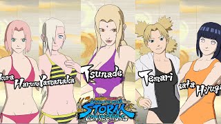 All Bikini Costume in Naruto X Boruto Ultimate Ninja Storm Connections 4K No HUD [upl. by Vail]