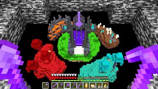 I Built a Nether Hub in THE VOID in Hardcore Minecraft 18 [upl. by Wolenik]