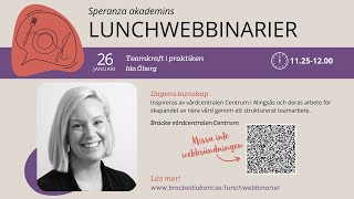 Lunchwebbinarie Teamkraft i praktiken [upl. by Teador]