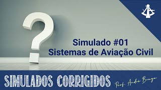 Simulados Corrigidos Sistema de Aviação Civil Saiba as respostas de 20 Questões da Banca da ANAC [upl. by Pelag]