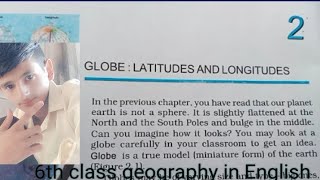 6th class GLOBE LATITUDES AND LONGITUDES class 6th Chapter 2 ll NCERT CLASS 6TH CH 2 ll by Mandeep [upl. by Atsirc782]