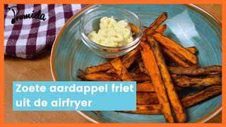 Airfryer recept Zoete aardappel friet uit de airfryer [upl. by Anire]