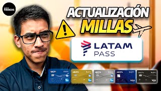 CAMBIOS en tus MILLAS LATAM PASS🛫  Tarjetas de CRÉDITO BCP Perú 💳 [upl. by Lemrej632]