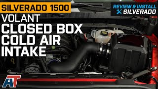 20192022 Silverado 1500 Volant Closed Box Cold Air Intake Review amp Install [upl. by Tattan]