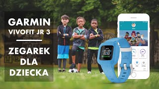 Garmin Vivofit Jr 3  zegarek sportowy dla dziecka [upl. by Darrill433]