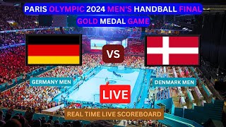 Germany Vs Denmark LIVE Score UPDATE Gold Medal Game 2024 Paris Olympic Men’s Handball Final LIVE [upl. by Elaynad]