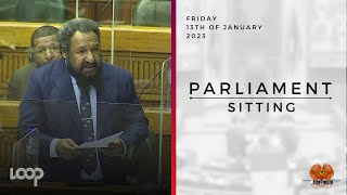 Parliament Sitting  Friday 13th of January 2023 [upl. by Mandych577]