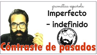 Contraste de pasados imperfecto 🤜🤛 indefinido learnspanish [upl. by Eanej289]