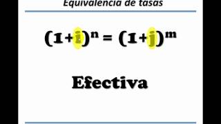 Equivalencia de tasas 02 01 [upl. by Bores]