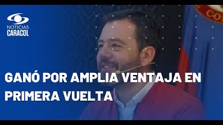 Atención Carlos Fernando Galán gana en primera vuelta y es elegido alcalde de Bogotá [upl. by Pascha]