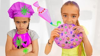 Gisele y Claudia decoran galletas para merendar Las Ratitas videos for kids [upl. by Mccahill484]