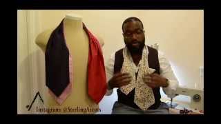 How to tie an Ascot Cravat  Sterling Ascots [upl. by Reneta]