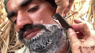 Asmr Shave young man by Barbar Old and Shaving system of world No Razor asmr🚫Blade Asmr Ishfaq [upl. by Asaert]