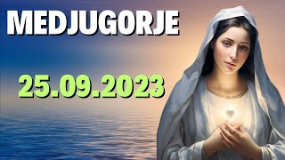 ORĘDZIE Z MEDJUGORJE  25 WRZEŚNIA 2023 PRZESŁANIE MARYI KRÓLOWEJ POKOJU 25092023 [upl. by Rivi]