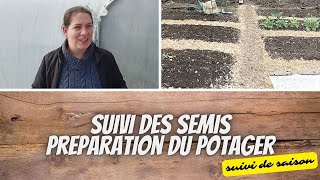 👩‍🌾 Suivi des semis préparation du potager [upl. by Cartie467]