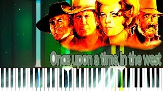 Ennio Morricone  Once upon a time in the west  Piano tutorial [upl. by Labannah]