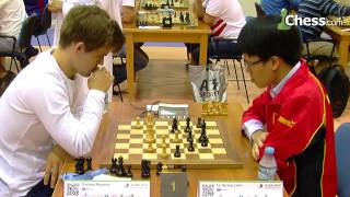 World Blitz Championship Magnus Carlsen vs Le Quang Liem [upl. by Ayamahs]