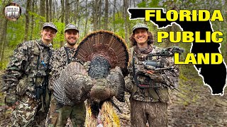 FLORIDA PUBLIC LAND GOBBLER Turkey Hunting with THP [upl. by Derina452]