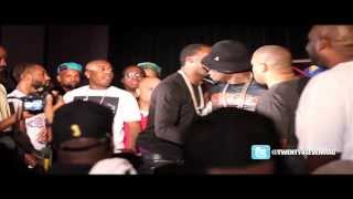 50 Cent Pushes Trav Former GUnit Artist After Meek Mill Brings Him On Stage Mixshow Live 4 ATL [upl. by Cristina]