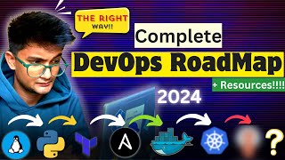 DevOps ROADMAP 2024 How to learn and Become DevOps Engineer With Resources [upl. by Annasoh]